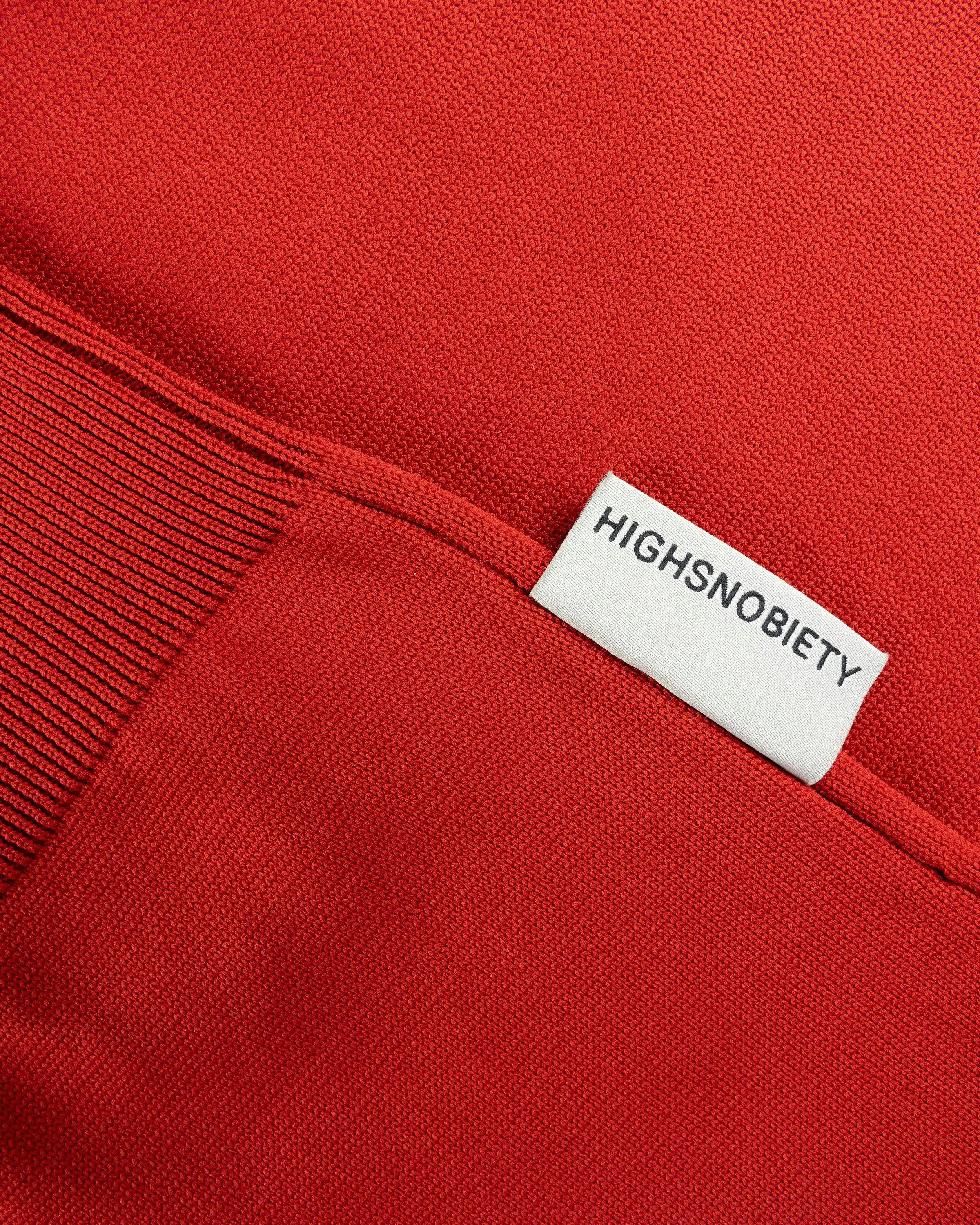 HS05 Poly Knit Sweater Vest Ruby Red | Highsnobiety Shop