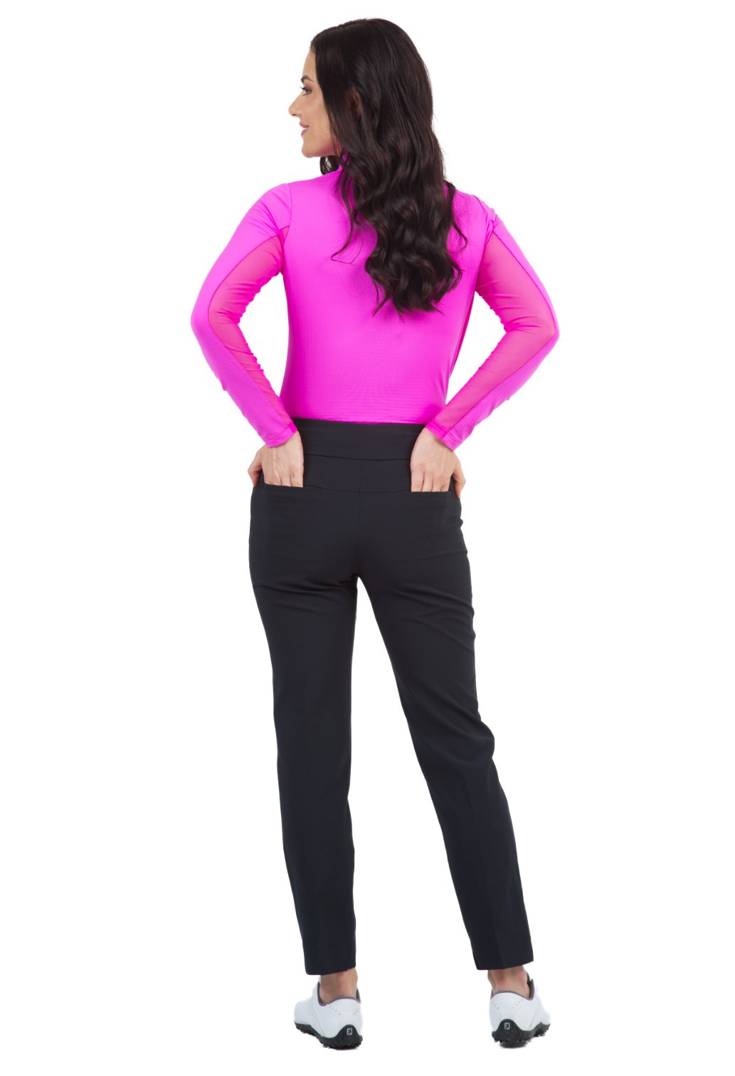 IBKUL Black Ankle Pants