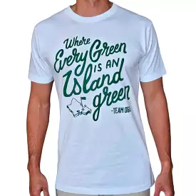 Island Green OGA Unisex Graphic Tee Haupia White - Shop Now