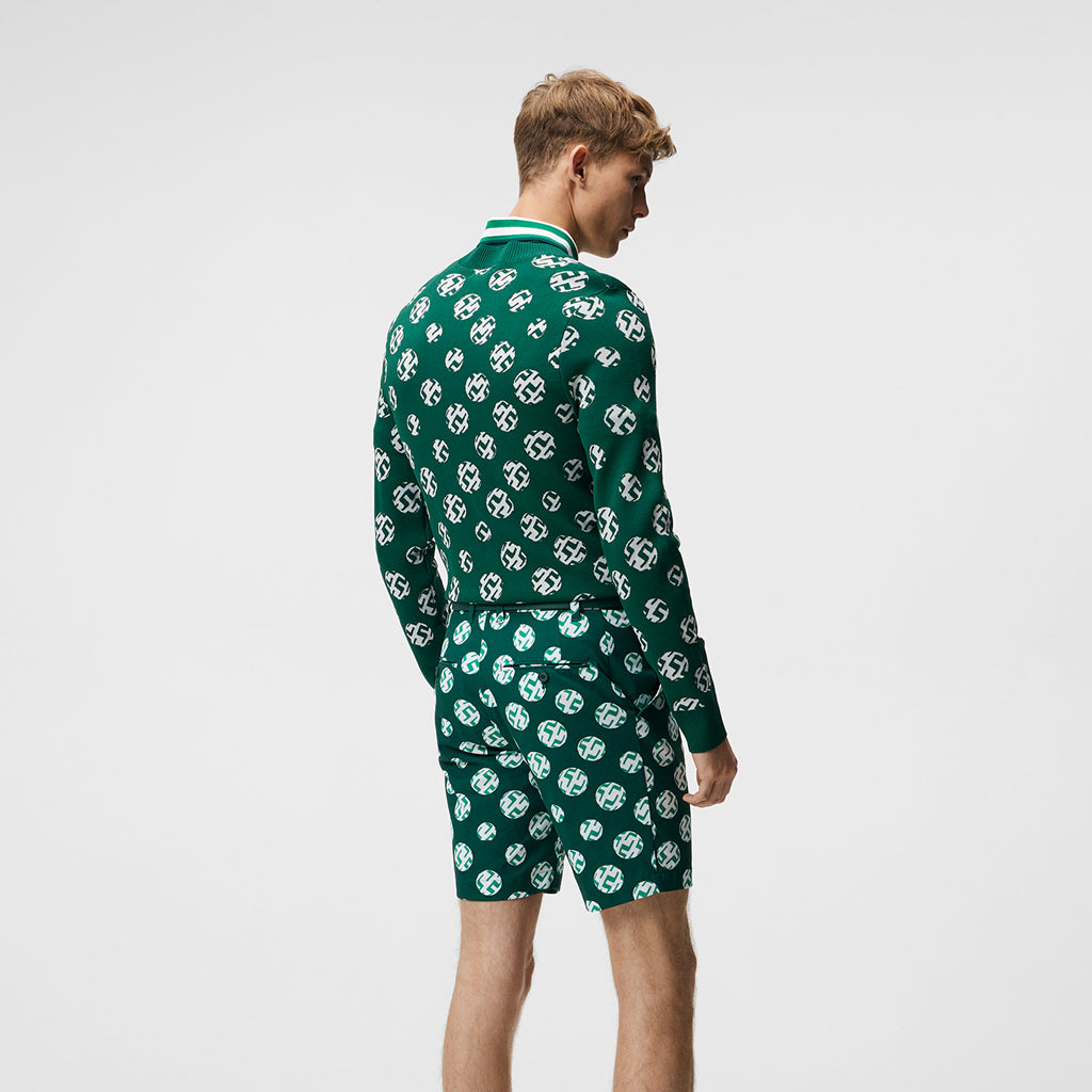 J. Lindeberg Gus Jacquard Sweater - Rain Forest