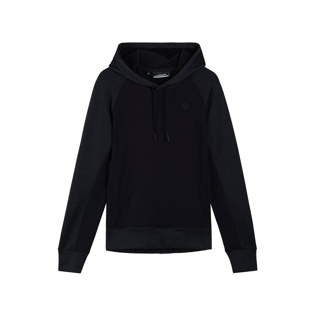 J. Lindeberg Kent Hood Black Melange - Buy Online Now | Latest Collection Available