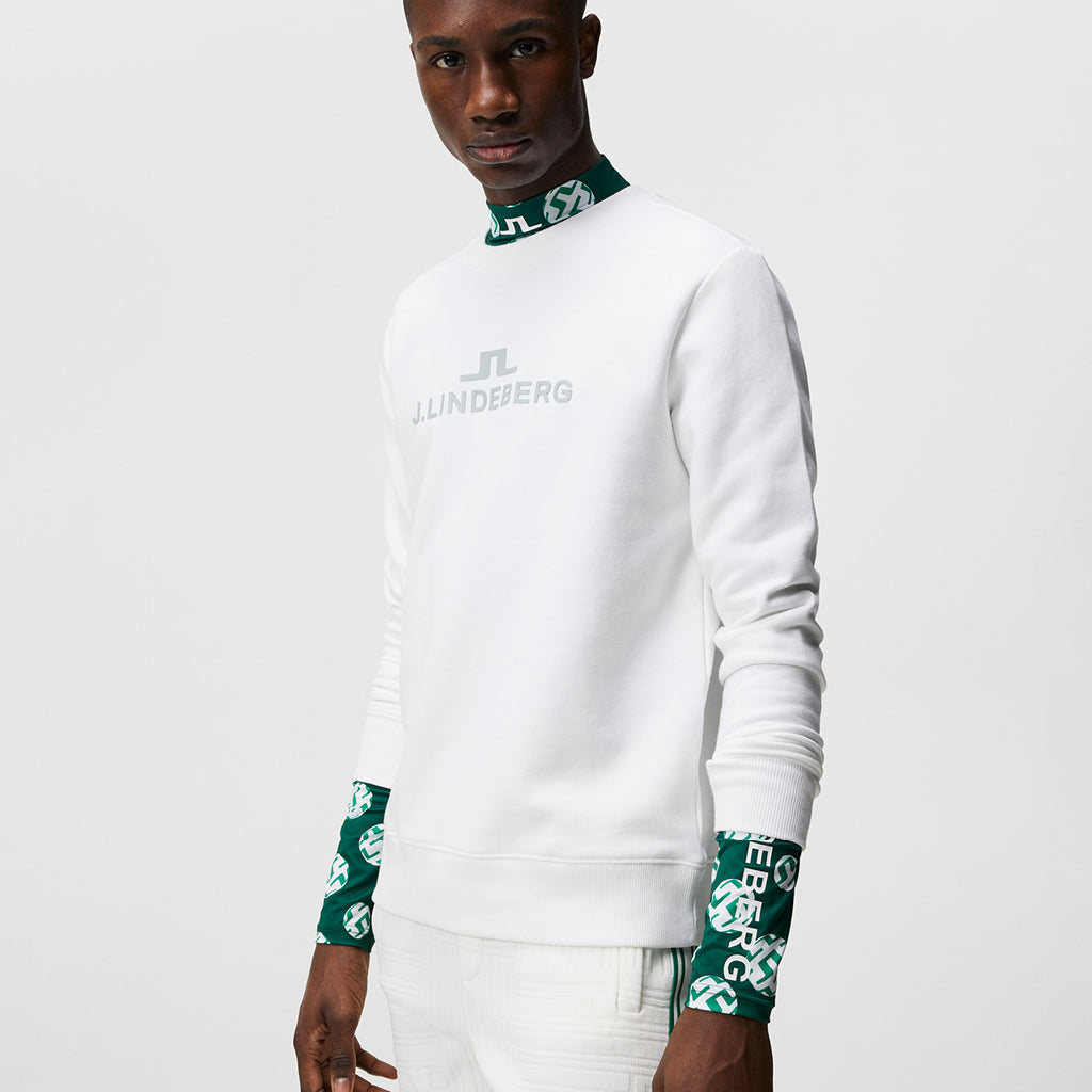 J. Lindeberg White Crew Neck Alpha