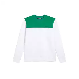 J. Lindeberg White Jeff Crew Neck Shirt