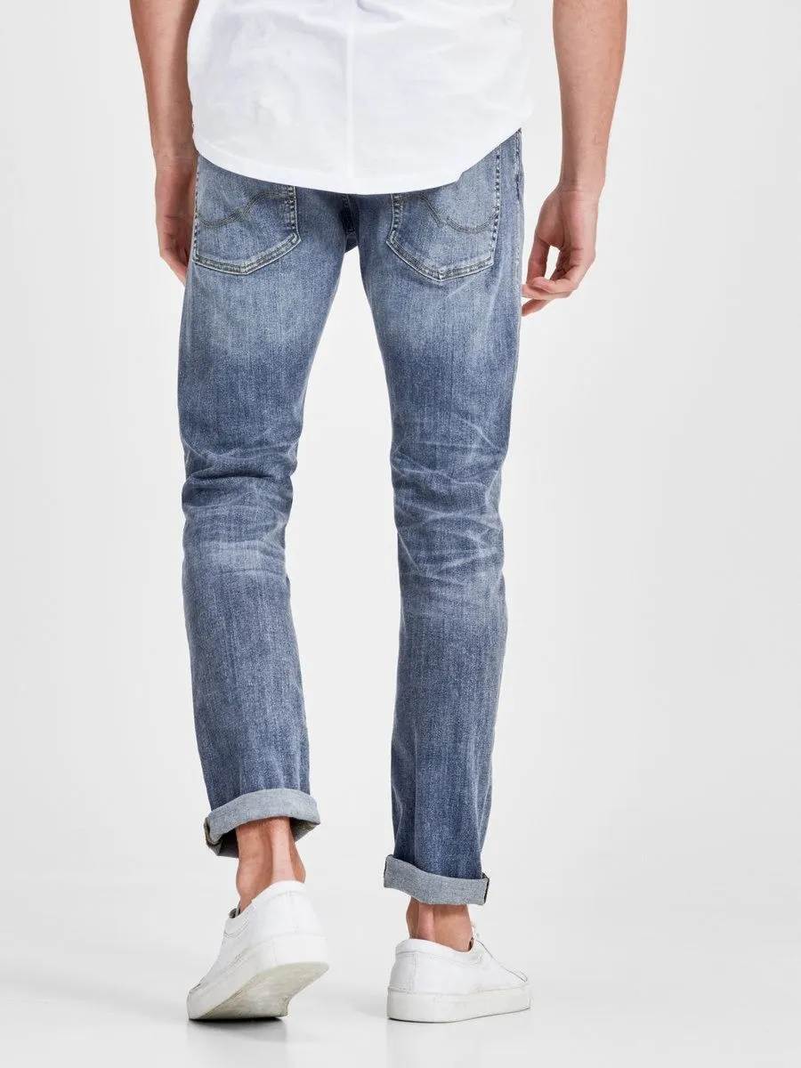 Jack and Jones Glenn Slim Denim Jeans Blue Denim