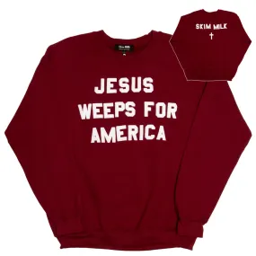 Jesus weeps for America sweater