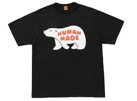 KAWS Human Made collaboration #7 black tee.