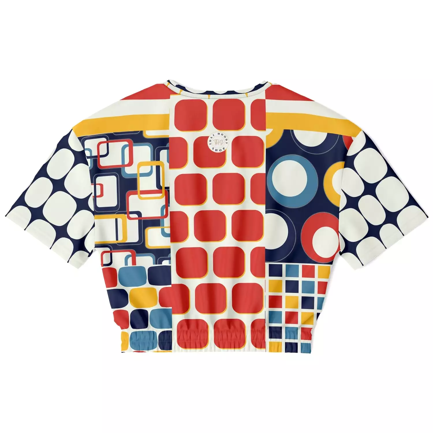 Kids' Short Sleeve Cropped Sweater - Eco-Poly Blend - Primary School