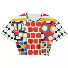 Kids' Short Sleeve Cropped Sweater - Eco-Poly Blend - Primary School