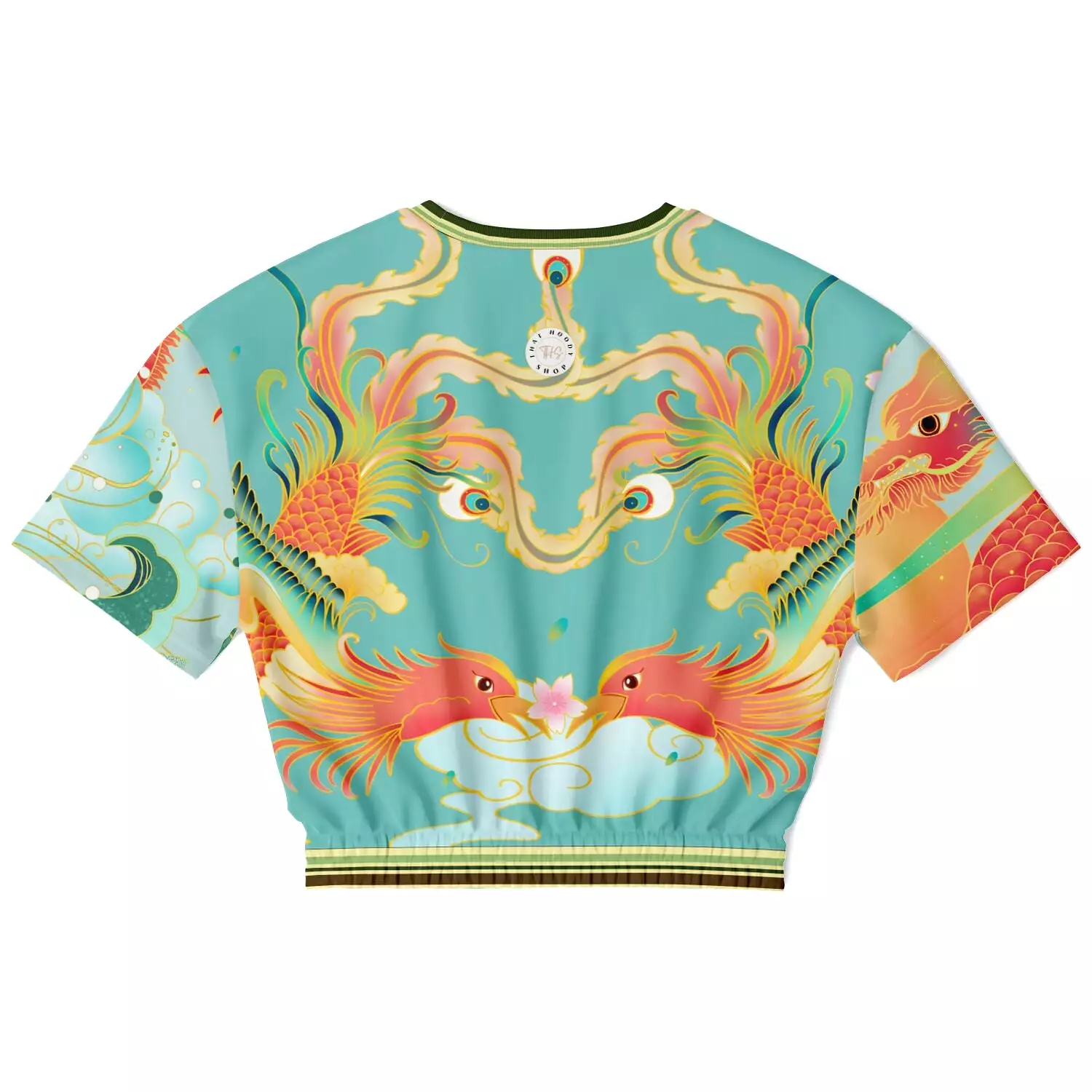 Koi Dragon Cropped Sweater