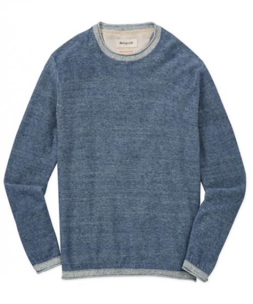 Light Blue Crew Neck Sweater