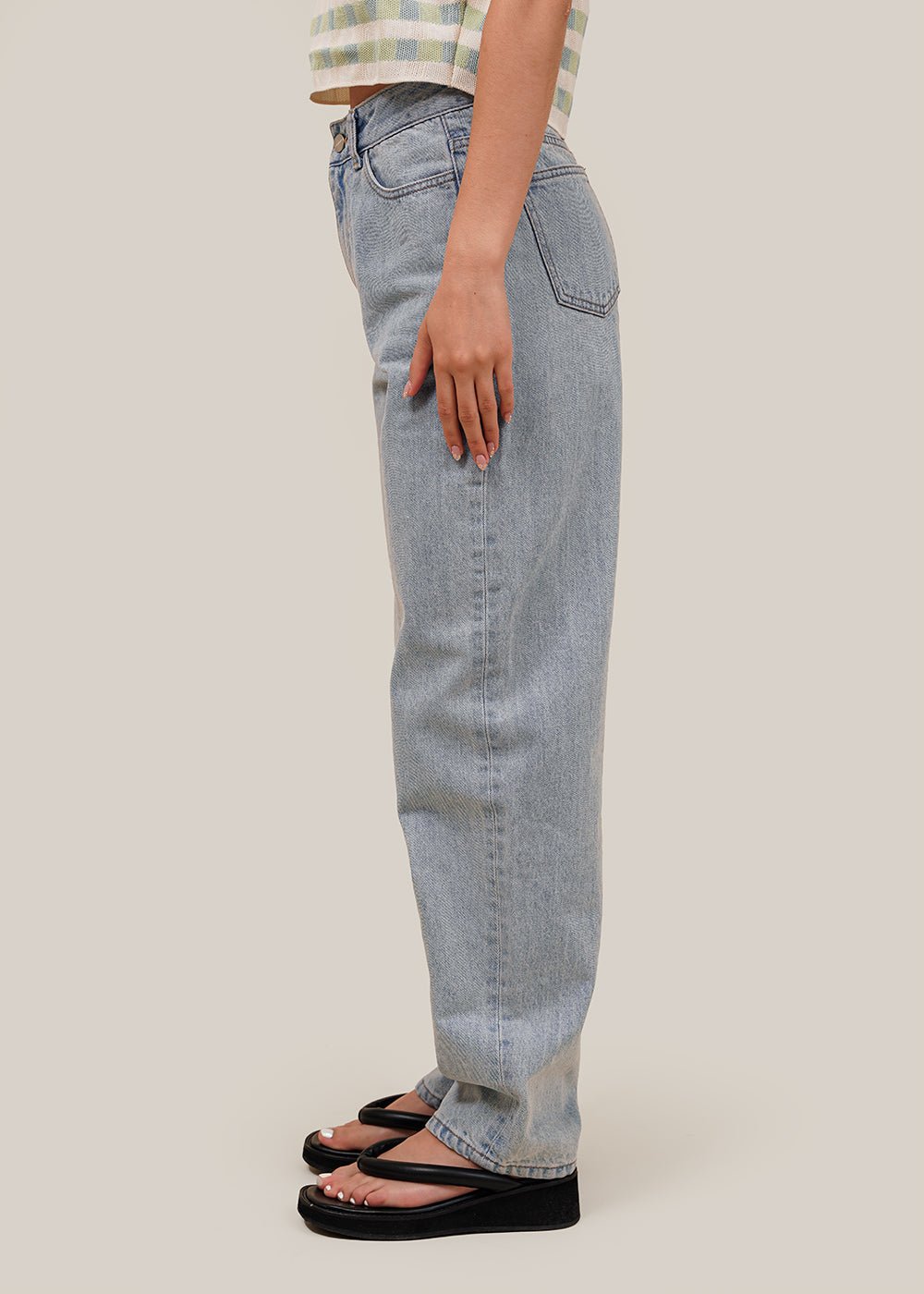 Light Blue Eco-Friendly Denim Jeans