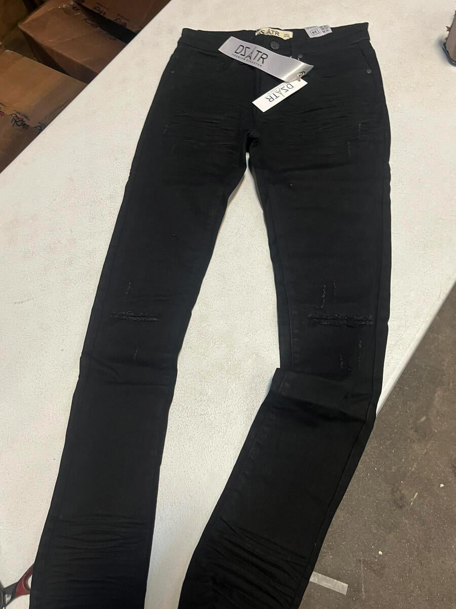 Lightly Distressed Skinny Jeans