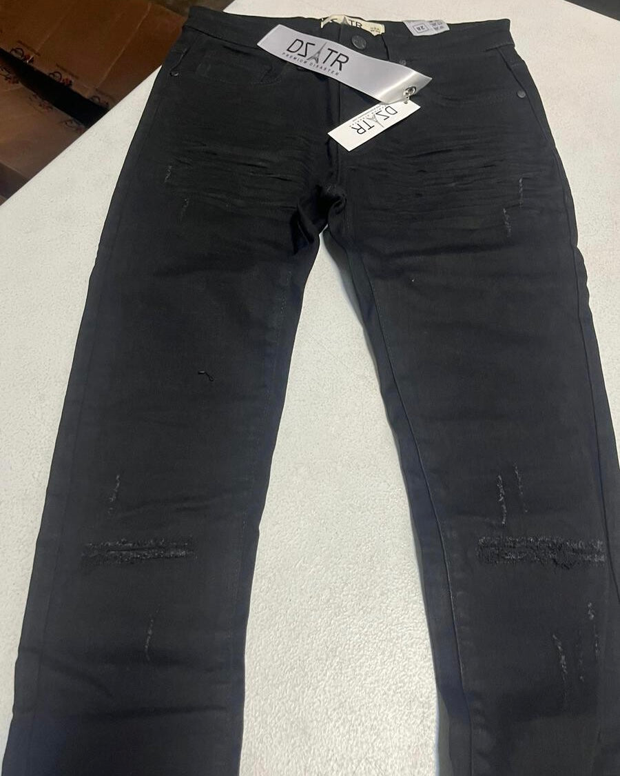 Lightly Distressed Skinny Jeans