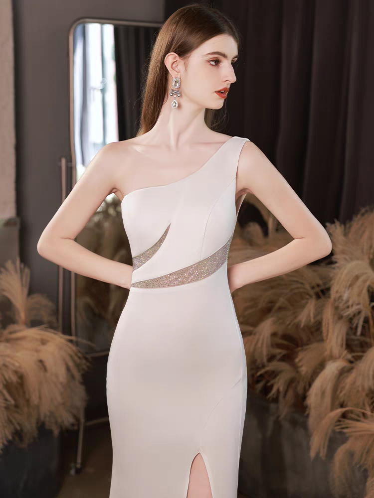 Lorensa Toga White Mermaid Dress - Shop Now!