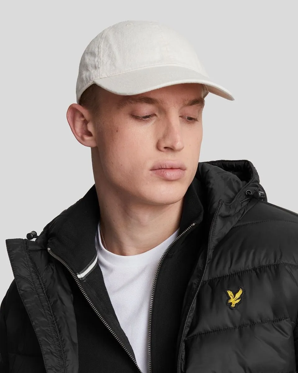 Lyle and Scott Wadded Quilted Jacket Jet Black