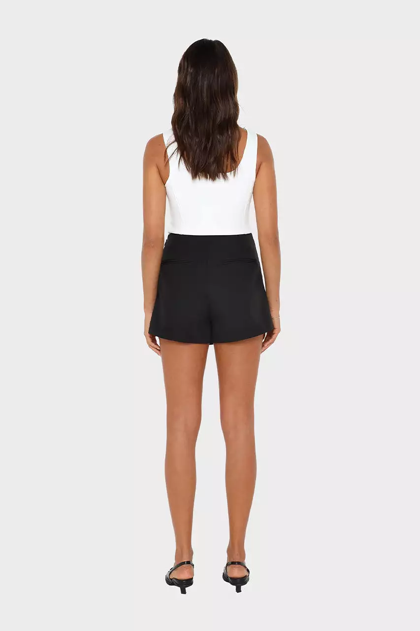 Marselle Black Mini Skort