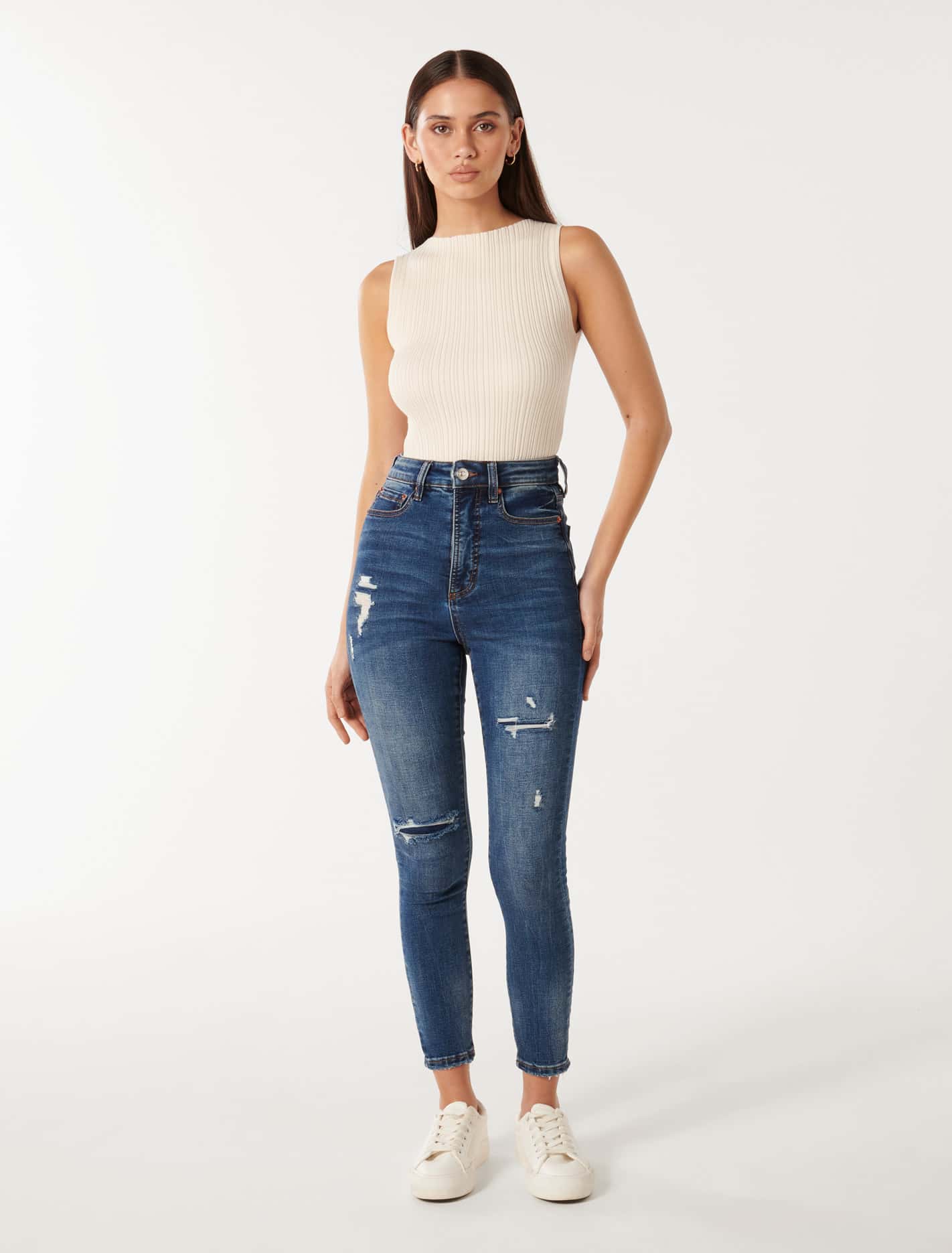 Mila High-Rise Ankle Skinny Jeans