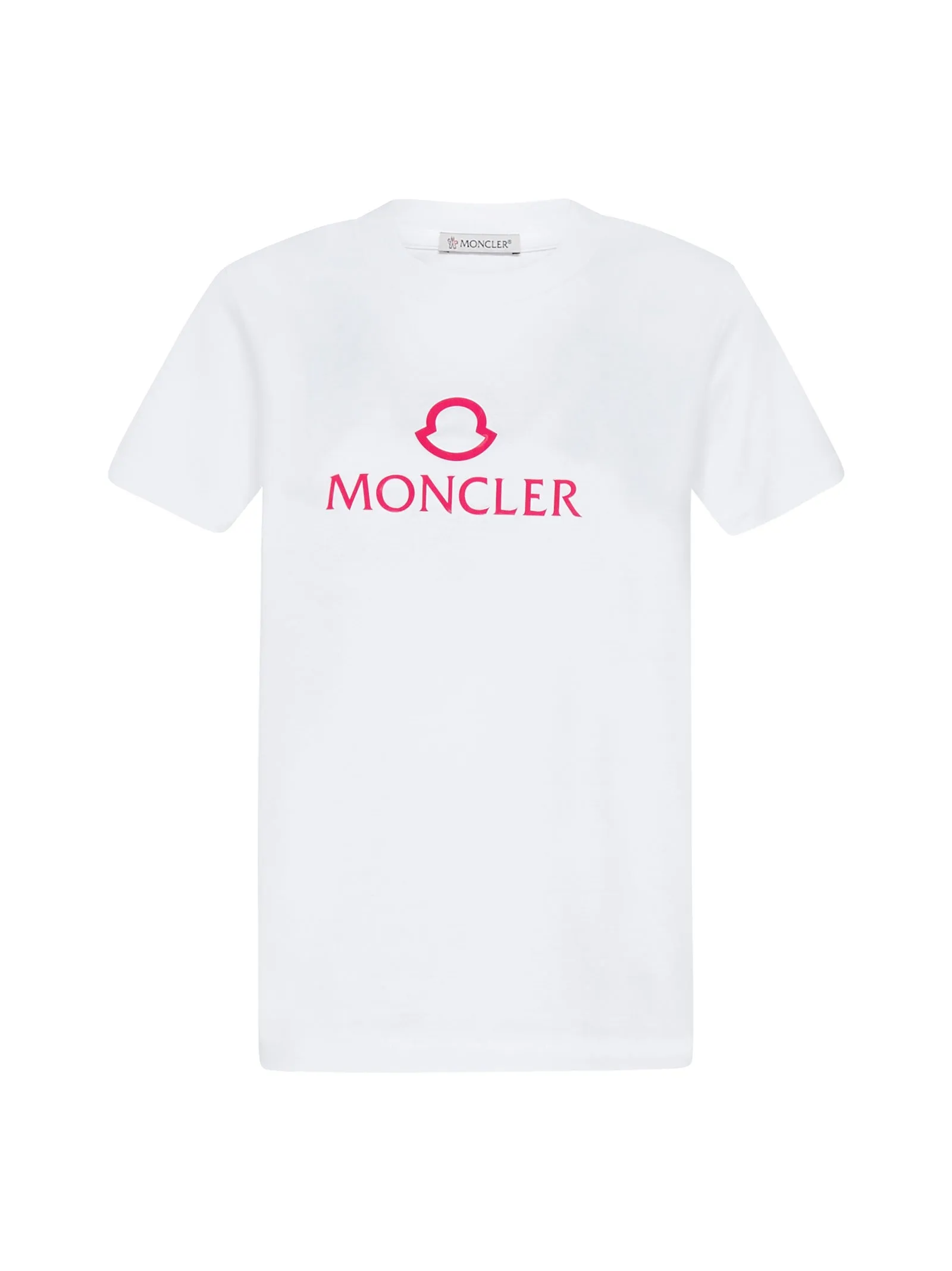 Moncler Crewneck T-Shirt with Logo Print