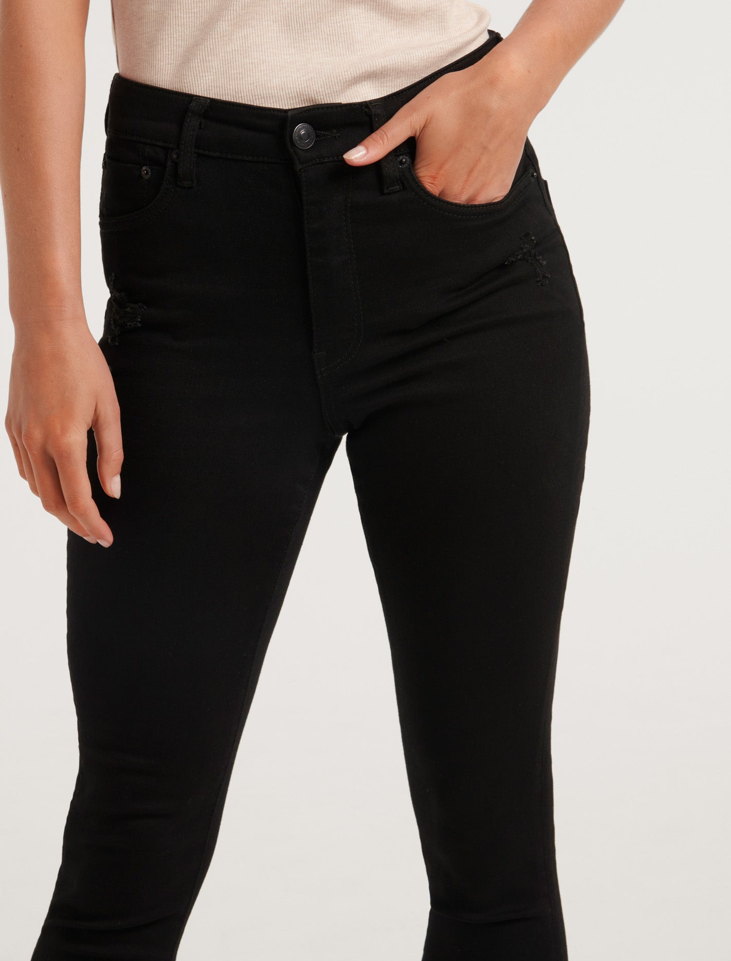 Nala Ankle Skinny Jeans, Mid-Rise Denim Pants