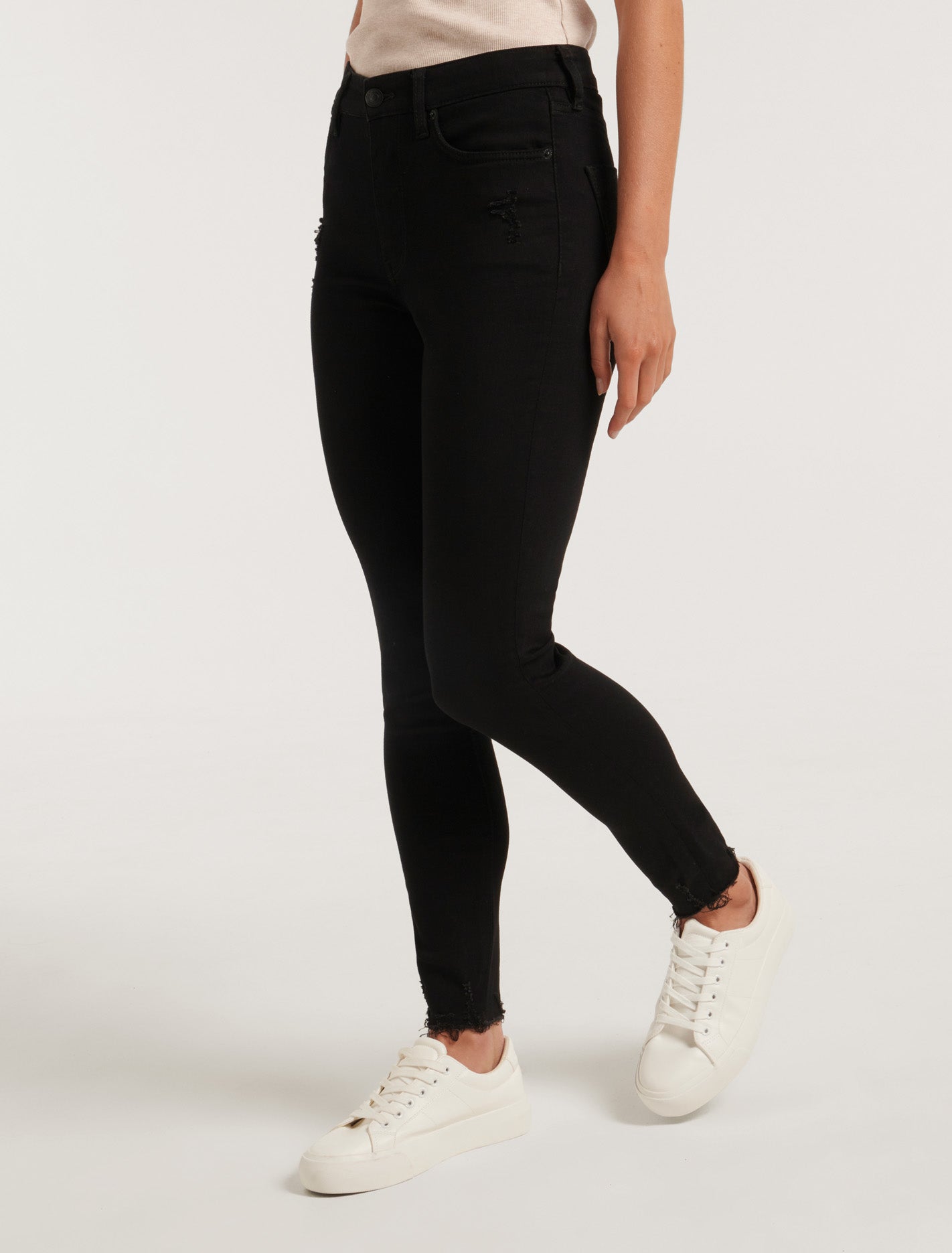 Nala Ankle Skinny Jeans, Mid-Rise Denim Pants