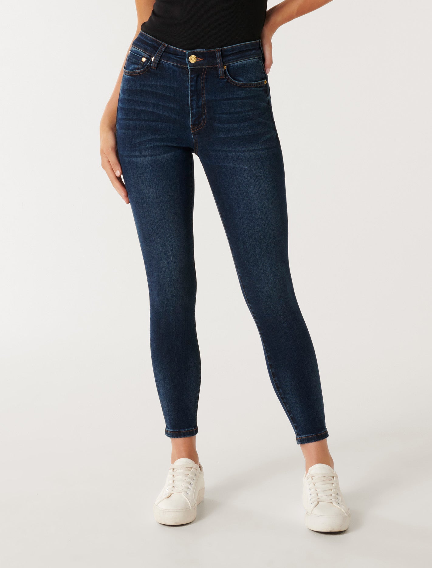 Nala Mid-Rise Ankle Skinny Jeans - Buy Now Online