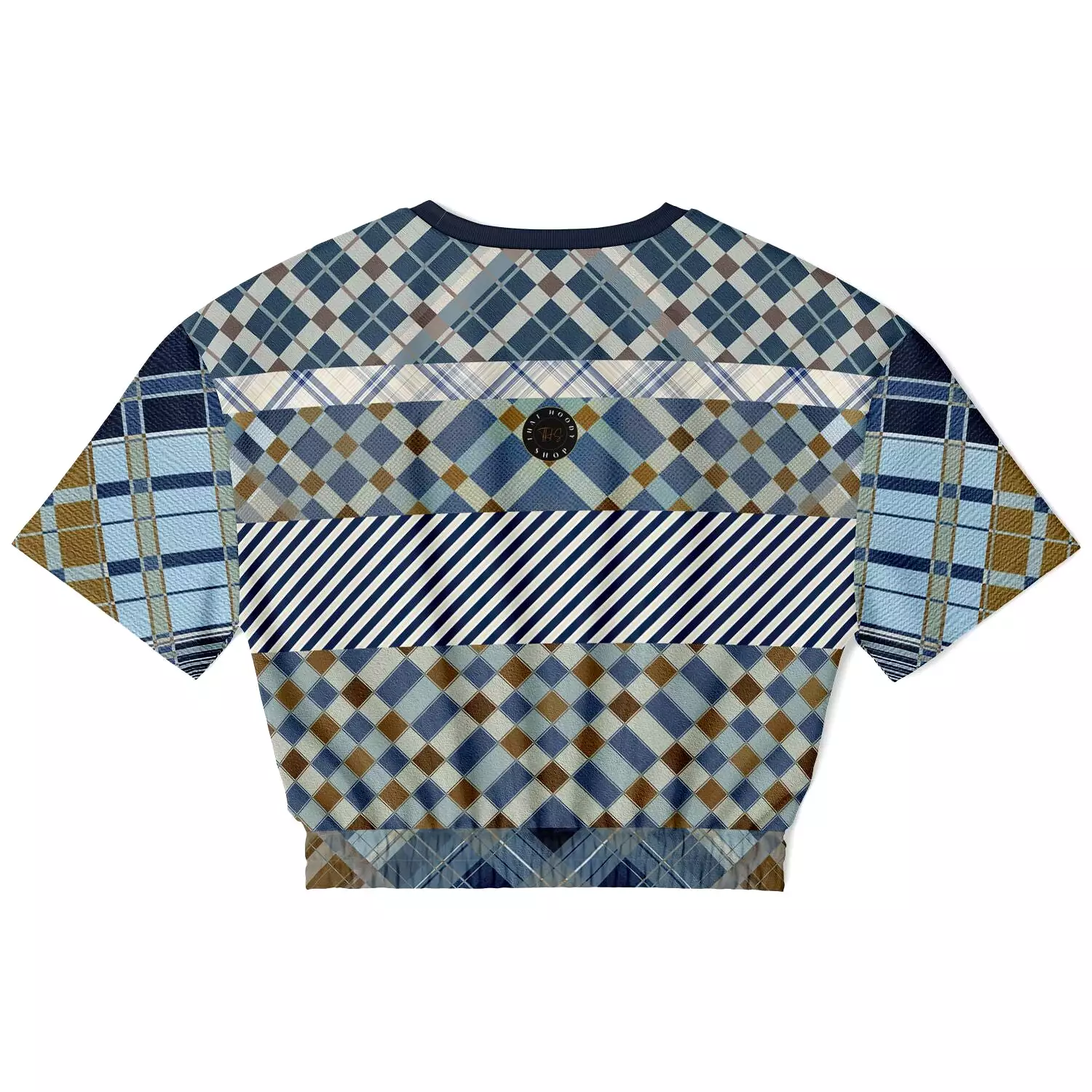 Nassau Cropped Sweater, Eco-Poly, Short Sleeve