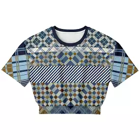 Nassau Cropped Sweater, Eco-Poly, Short Sleeve