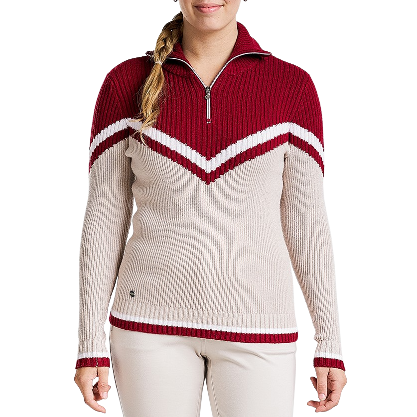 Nivo Sweater Mabelyn Cranberry - Women's Cranberry Sweater Offered by Nivo