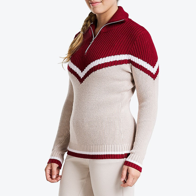 Nivo Sweater Mabelyn Cranberry - Women's Cranberry Sweater Offered by Nivo