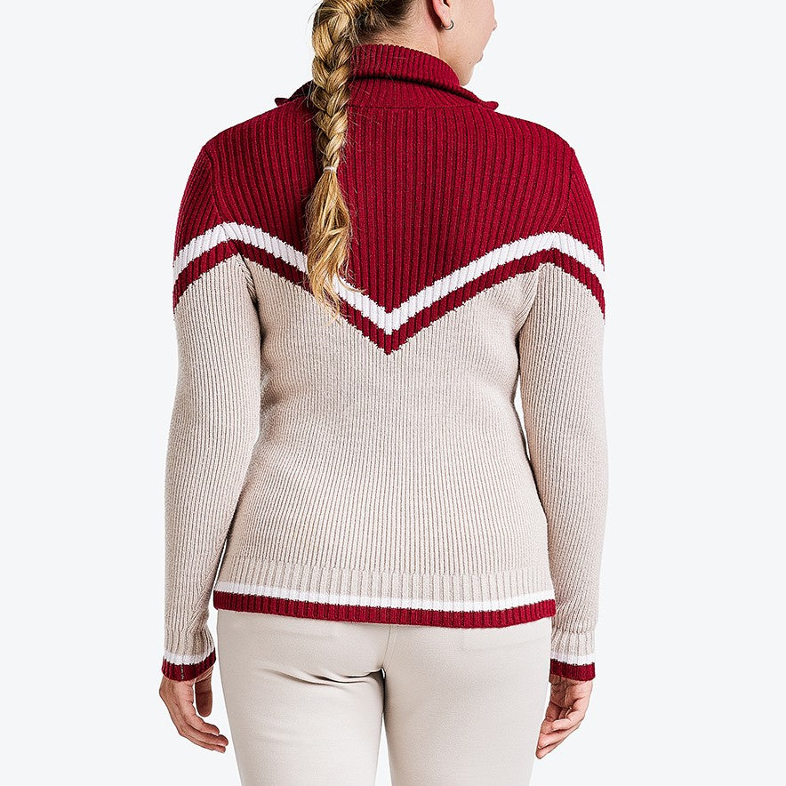 Nivo Sweater Mabelyn Cranberry - Women's Cranberry Sweater Offered by Nivo