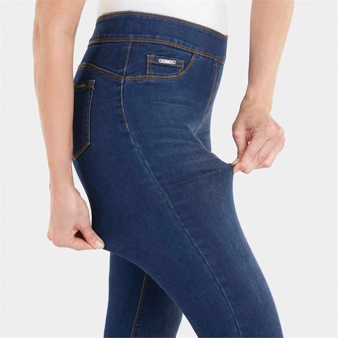 OMG Dark Denim Skinny Ankle Jean