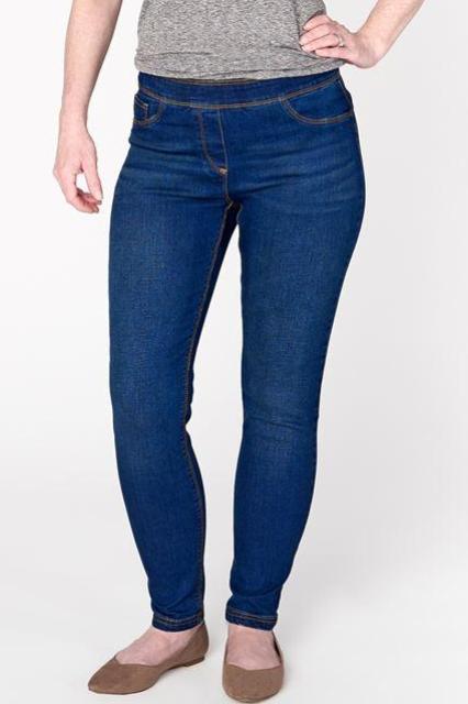 OMG Dark Denim Skinny Ankle Jean