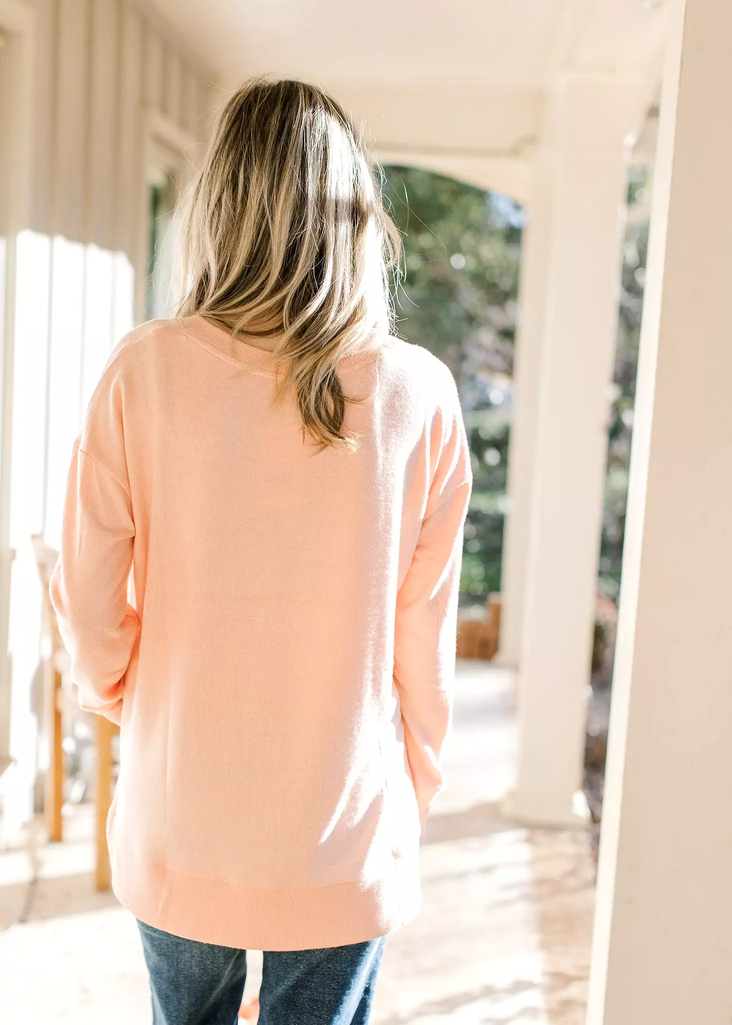 Peach Color Sweater