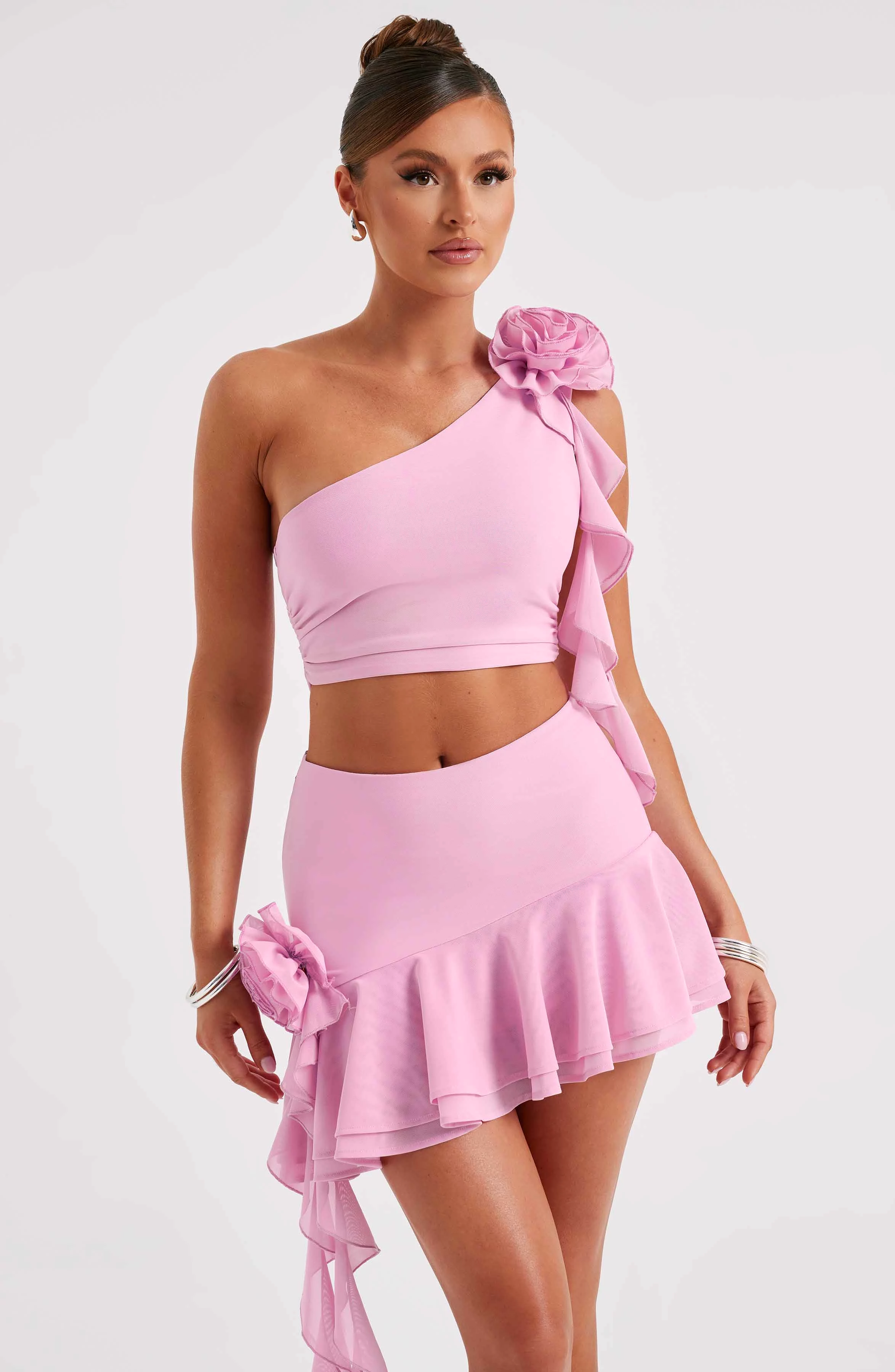 Pink Mini Skirt - Daina