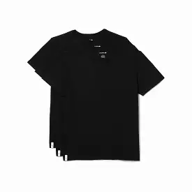 Plain Black Cotton Tee Plain Tee 3-Pack Crewneck Men