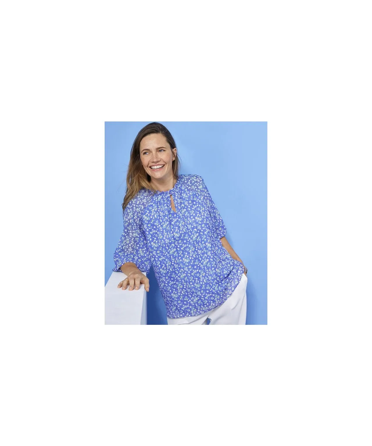 Printed Blouse Tops Fashion