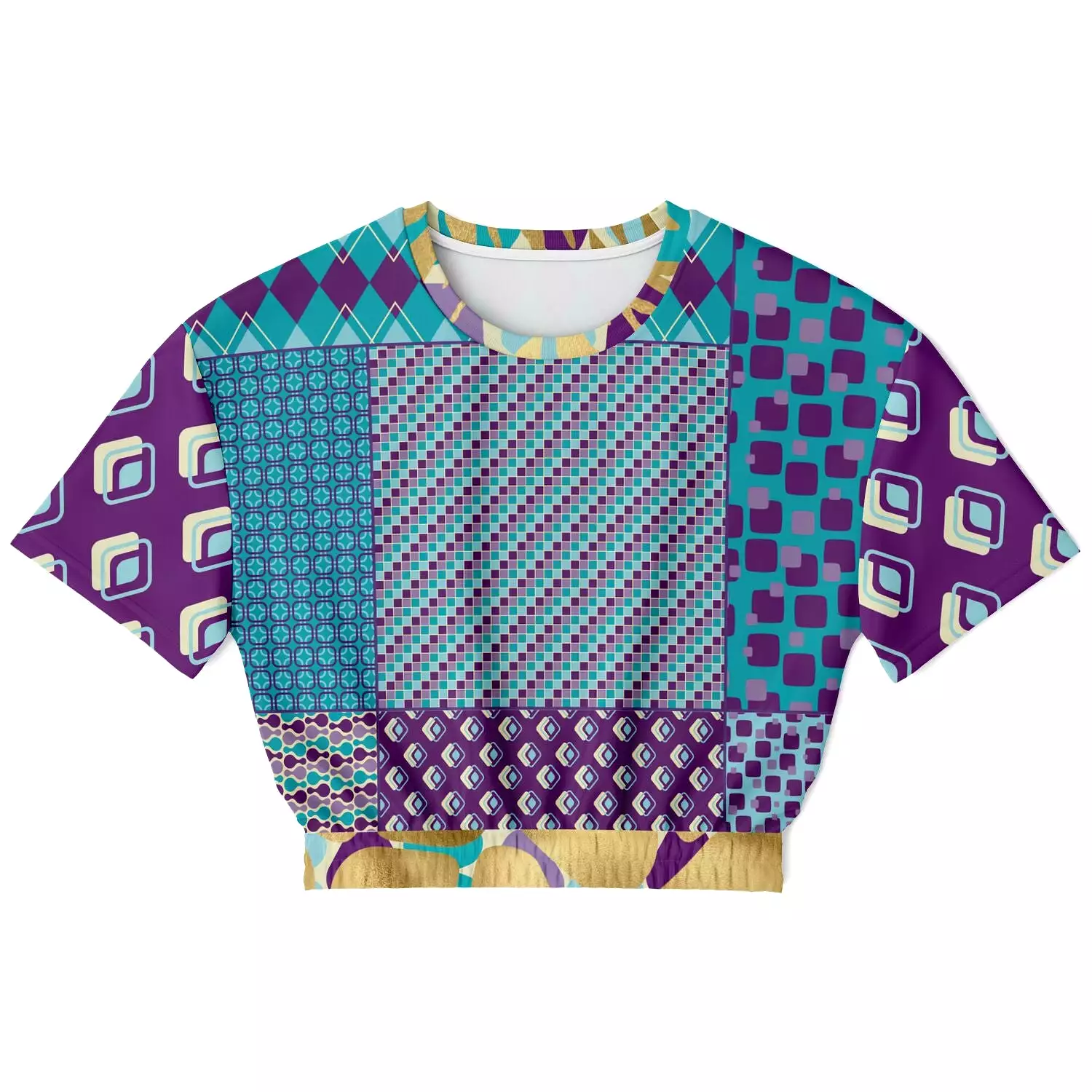 Purple Jetson Cropped Sweater