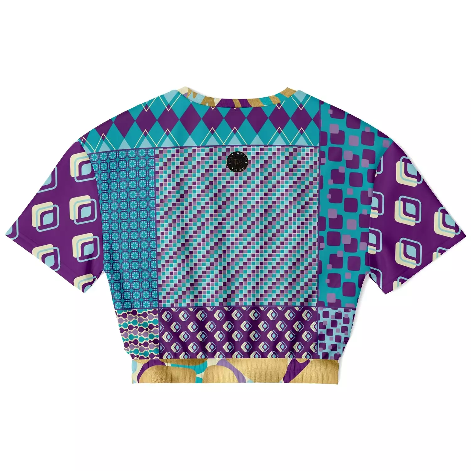 Purple Jetson Cropped Sweater