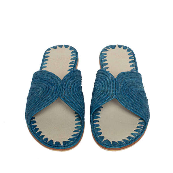 Raffia Slippers - Sun and Moon - Jeans