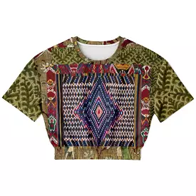 Red Eco-Poly Crop Sweater