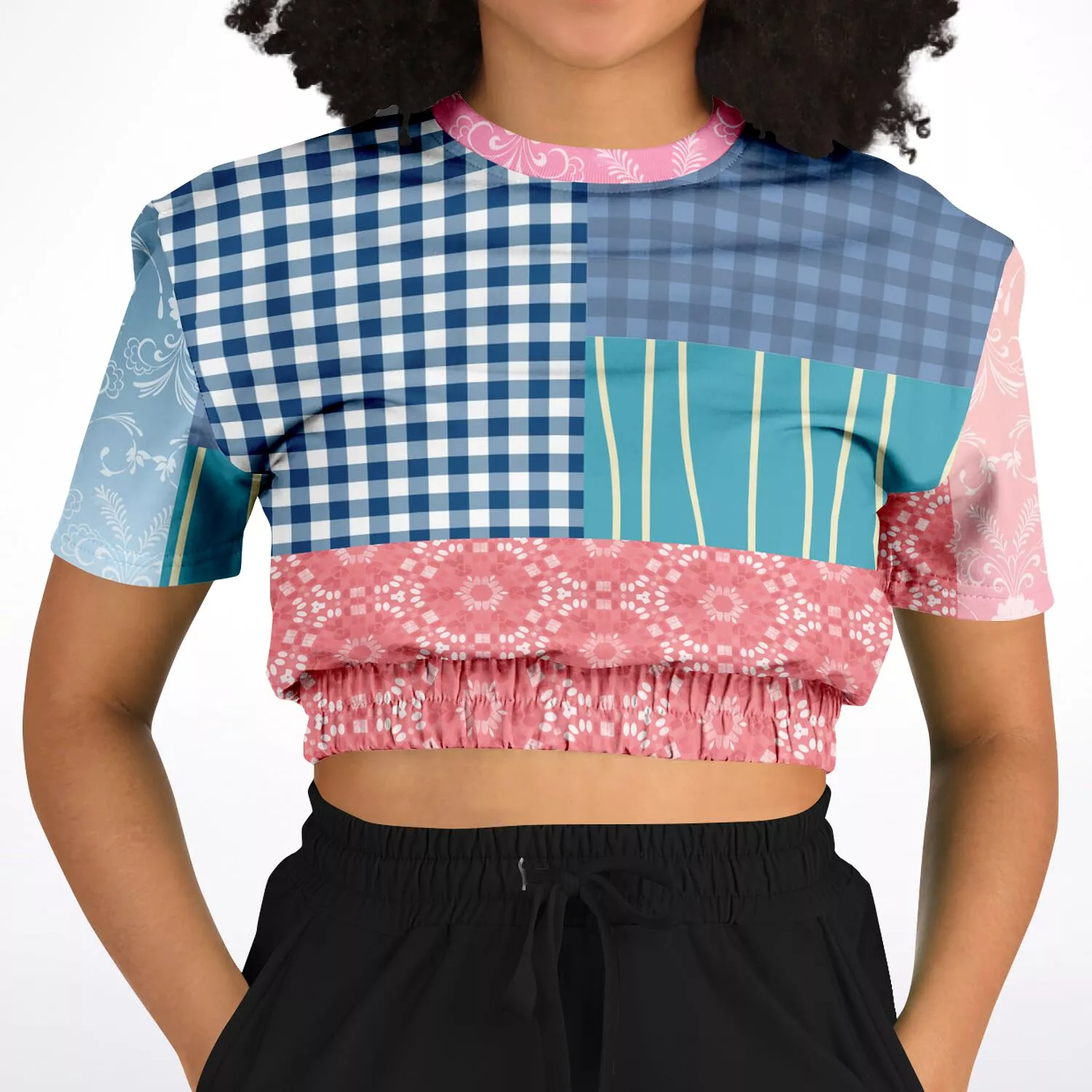 Rehoboth Cropped Sweater - Short Sleeve, Eco-Friendly, Eco-Poly Blend