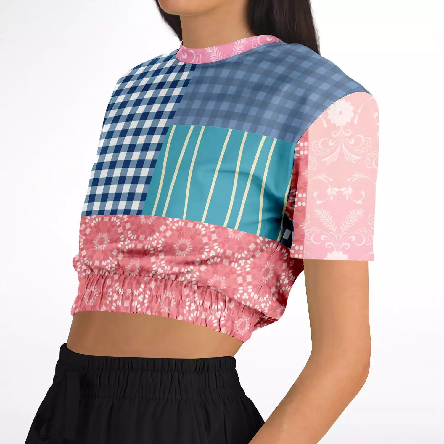 Rehoboth Cropped Sweater - Short Sleeve, Eco-Friendly, Eco-Poly Blend