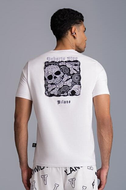 Roberto Vino Skull T-shirt - White