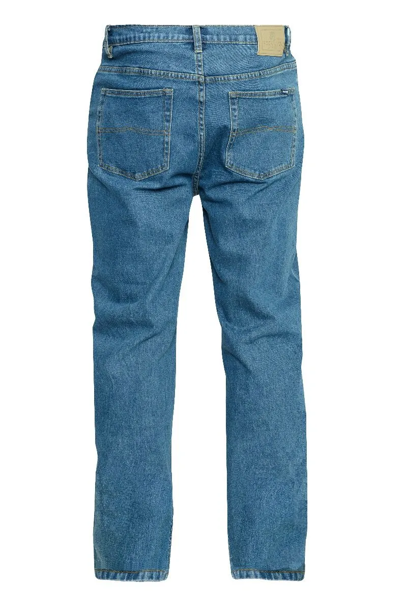 Blue Stonewash Carlos Stretch Denim Jeans by Rockford