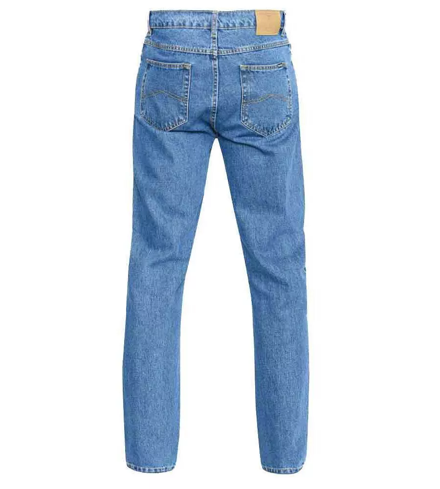 Comfort Stone Wash Rockford Mens Blue Jeans