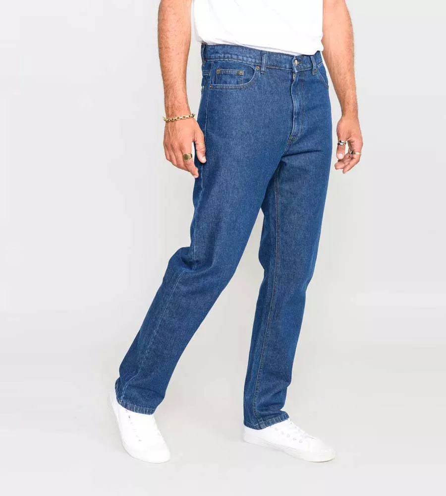 Comfort Stone Wash Rockford Mens Blue Jeans