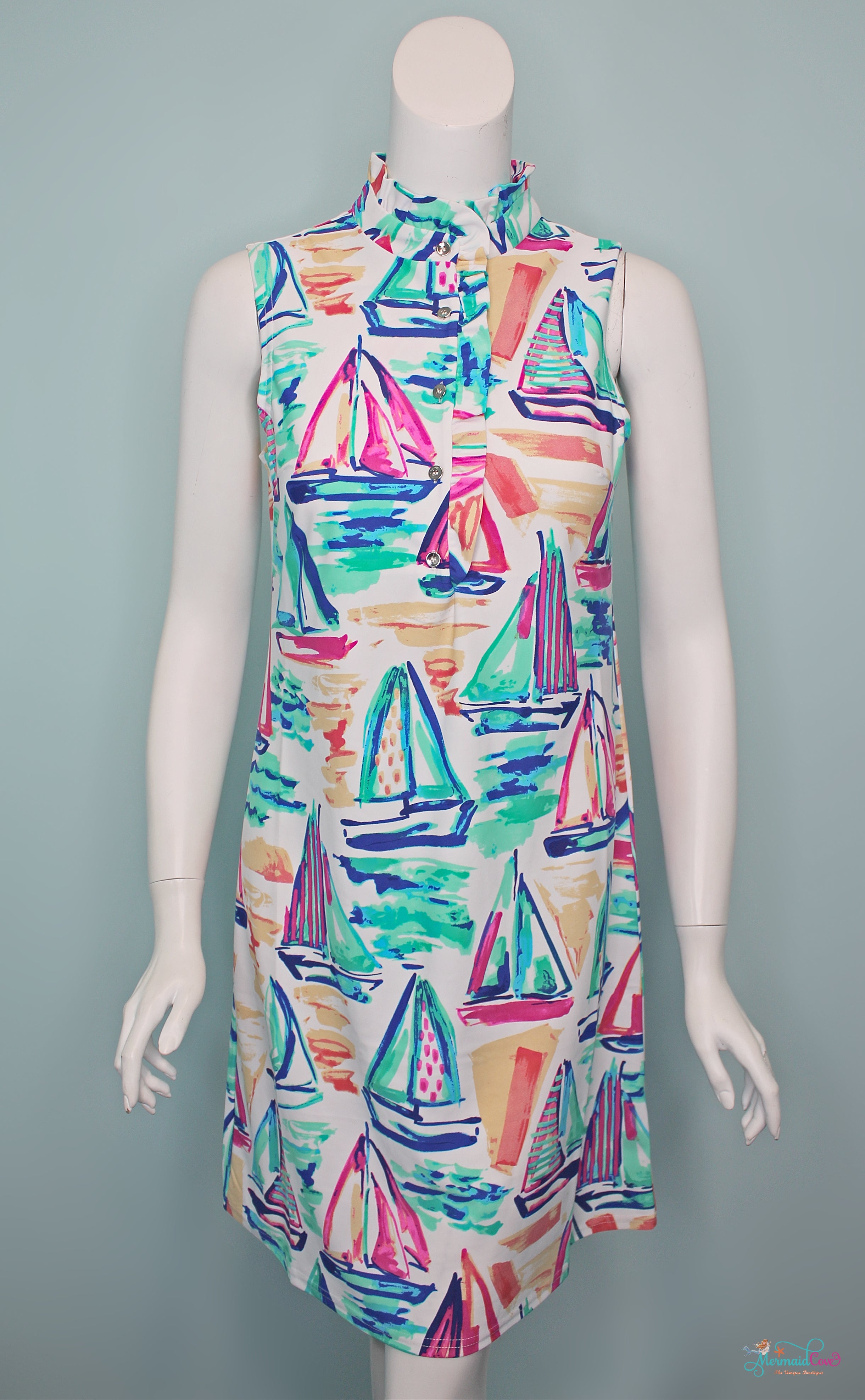 Sail Away Sleeveless Dress