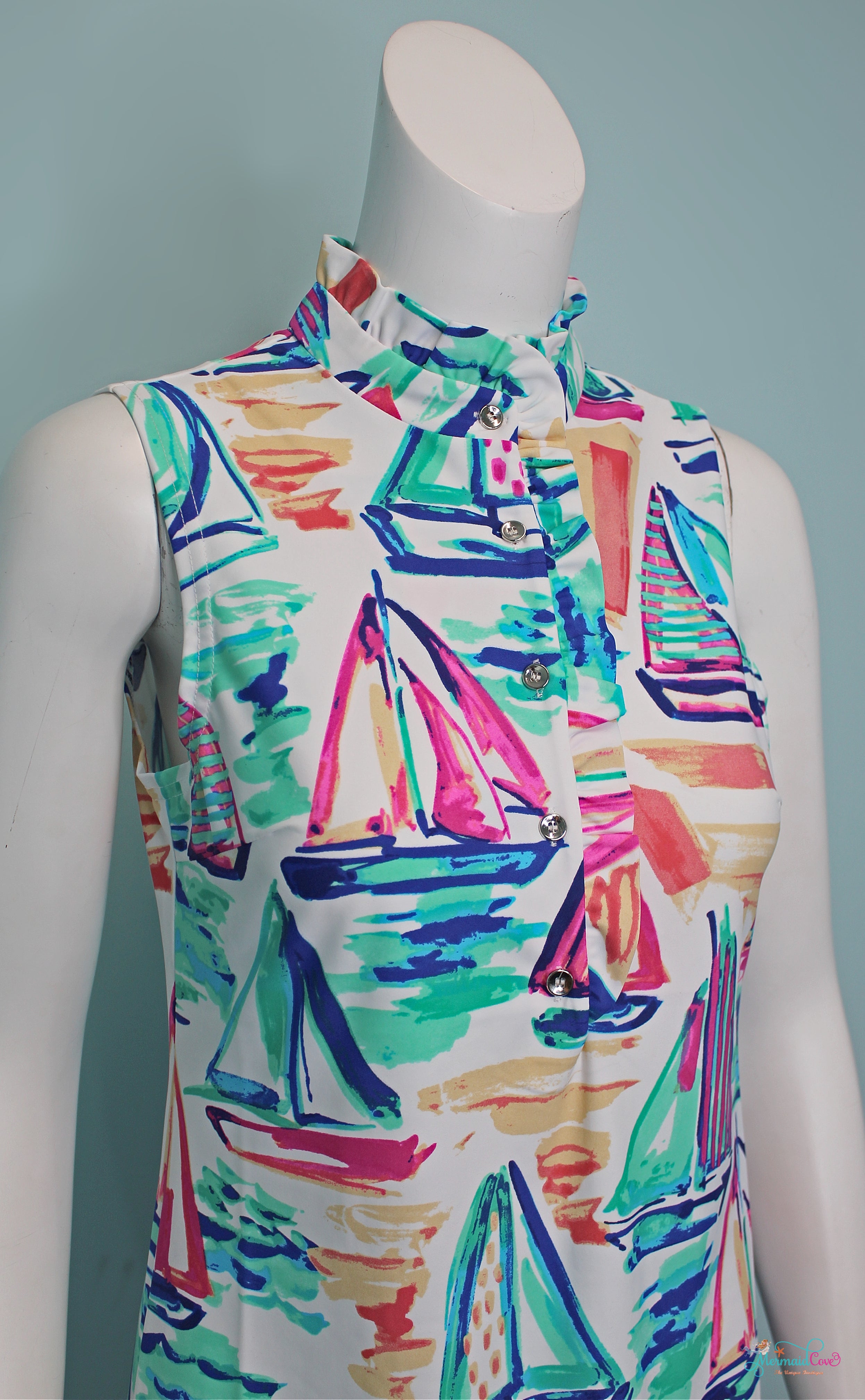 Sail Away Sleeveless Dress