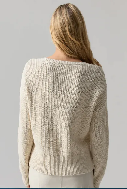 Sanctuary Scoop Neck Sweater Eco Natural - Shop Now