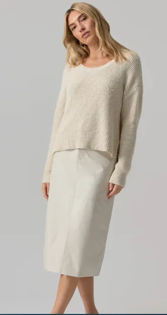 Sanctuary Scoop Neck Sweater Eco Natural - Shop Now